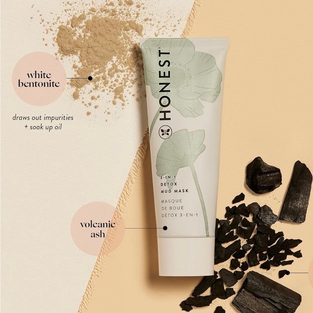 Honest The Basics Prime + Perfect Mask and Clearing 3-in-1 Detox Mud Mask - Picture 9 of 13
